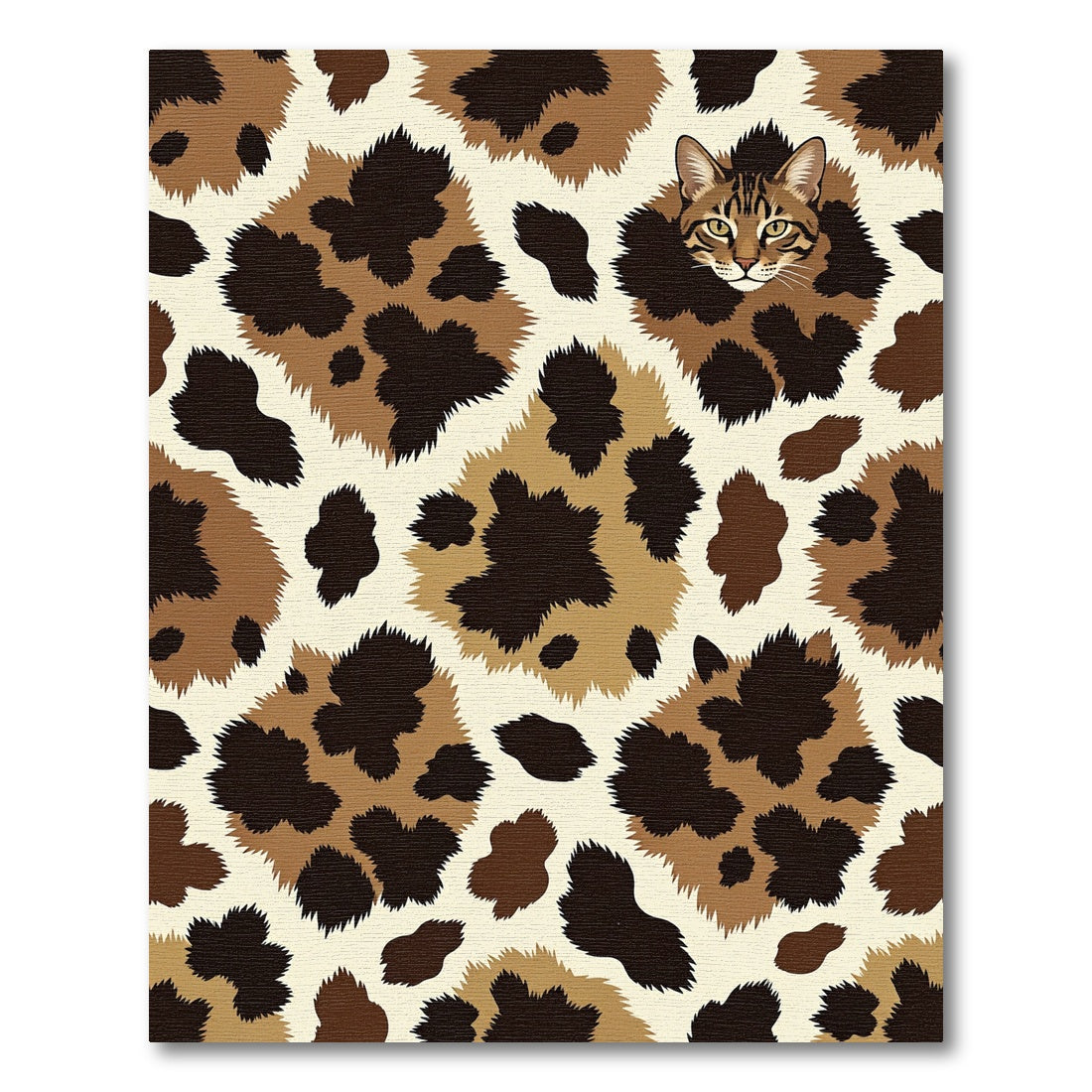 Wild Cat Spot And Face Rug