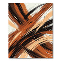 Modern Earthy Abstract Sweep Rug