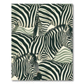Bold Zebra Stripe Animals Meadow Rug