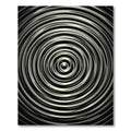 Monochromatic Concentric Swirl Rug