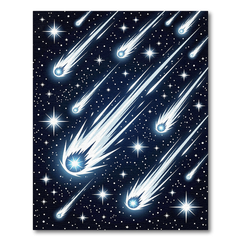 Cosmic Shooting Starry Night Sky Rug
