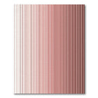 Rose Gold Vertical Stripe Gradient Rug