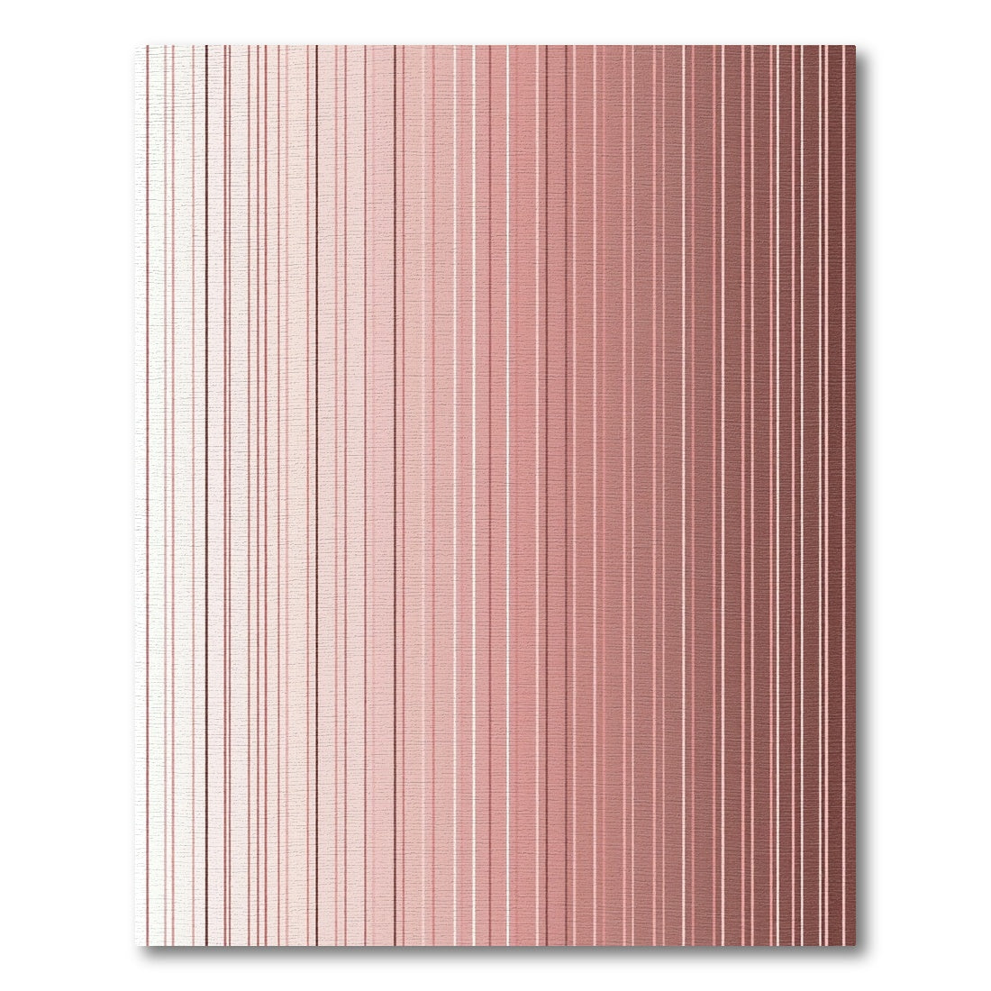 Rose Gold Vertical Stripe Gradient Rug