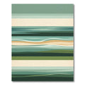 Abstract Horizontal Wave Landscape Rug