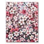 Pink and White Cherry Blossom Branches Rug