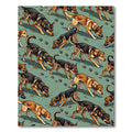 Sage Green German Shepherd Dog Rug