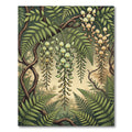 Botanical Sage Wisteria Fern Hanging Vine Rug