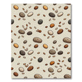 Earthy Speckled Pebble Scatter Rug