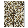 Gilded Botanical Branch Trellis Rug