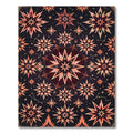 Celestial Amber Starry Night Rug