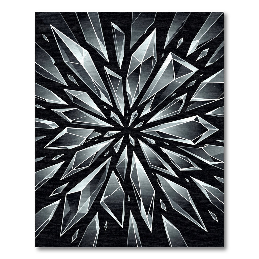 Shattered Crystal Burst Radiance Rug