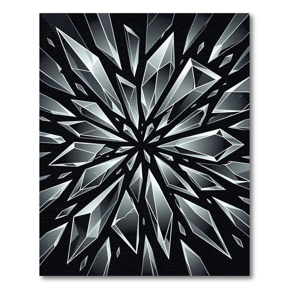 Shattered Crystal Burst Radiance Rug
