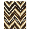 Earth Tone Feathered Chevron Ikat Rug