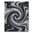 Monochromatic Swirl Marble Effect Rug