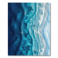 Azure Waters With White Foam Lines Rug