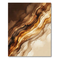 Earthy Waves Watercolor Flow Rug