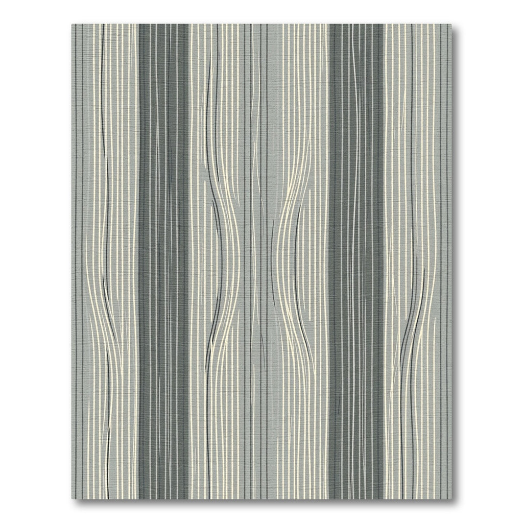 Minimalist Gray Vertical Wood Grain Rug