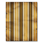 Distressed Amber Golden Ochre Vertical Stripes Rug