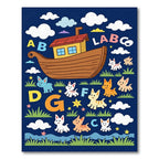 Noah's Ark Alphabet Animal Adventure Rug
