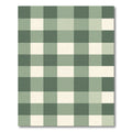 Sage Green Cream Buffalo Check Rug