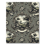 Toile Noir Horse Manor Landscape Wallpaper Rug