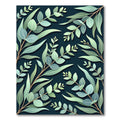 Lush Green Eucalyptus Foliage Art Rug