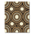 Rustic Braided Rope Circles Rug