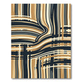 Earthy Tone Intertwined Stripes Rug