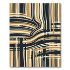 Earthy Tone Intertwined Stripes Rug