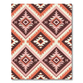 Terracotta Earth Diamond Tribal Rug