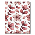 Pink Cherry Blossom Petal Swirls Rug