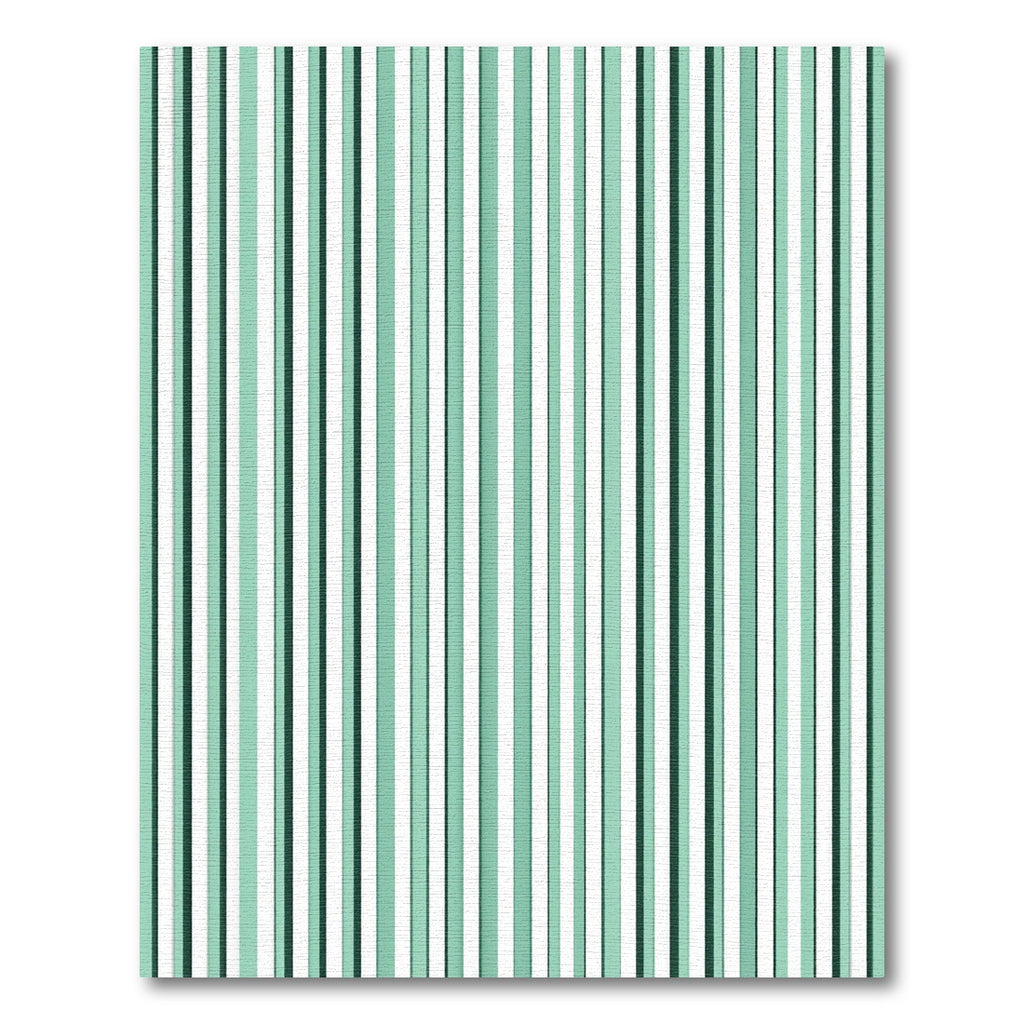 Soft Mint Green Vertical Stripes Rug