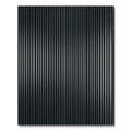 Modern Dark Gray Vertical Stripe Rug