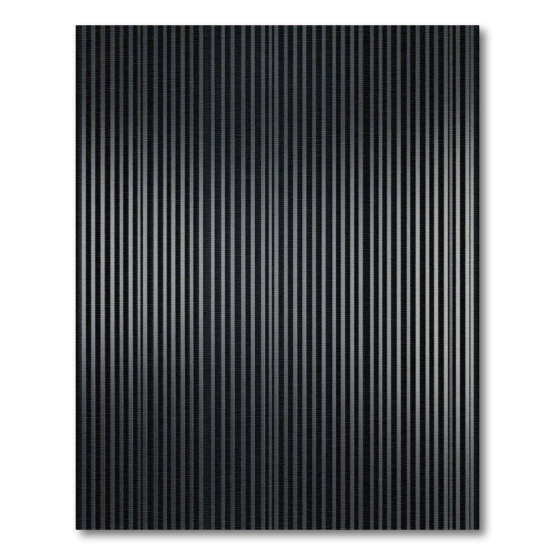Modern Dark Gray Vertical Stripe Rug