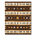 Earthy Botanical Starburst Stripe Rug