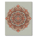 Coral Flourish Medallion Intricate Rug
