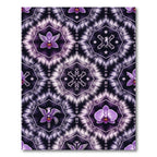Purple Orchid Phoenix Rune Tie Dye Rug