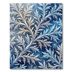 Frosted Swirl Ice Ferns Rug