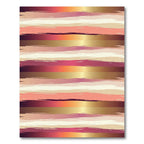 Sunset Gradient Brush Stroke Stripes Rug