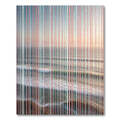 Soft Peach Vertical Stripe Horizon Rug