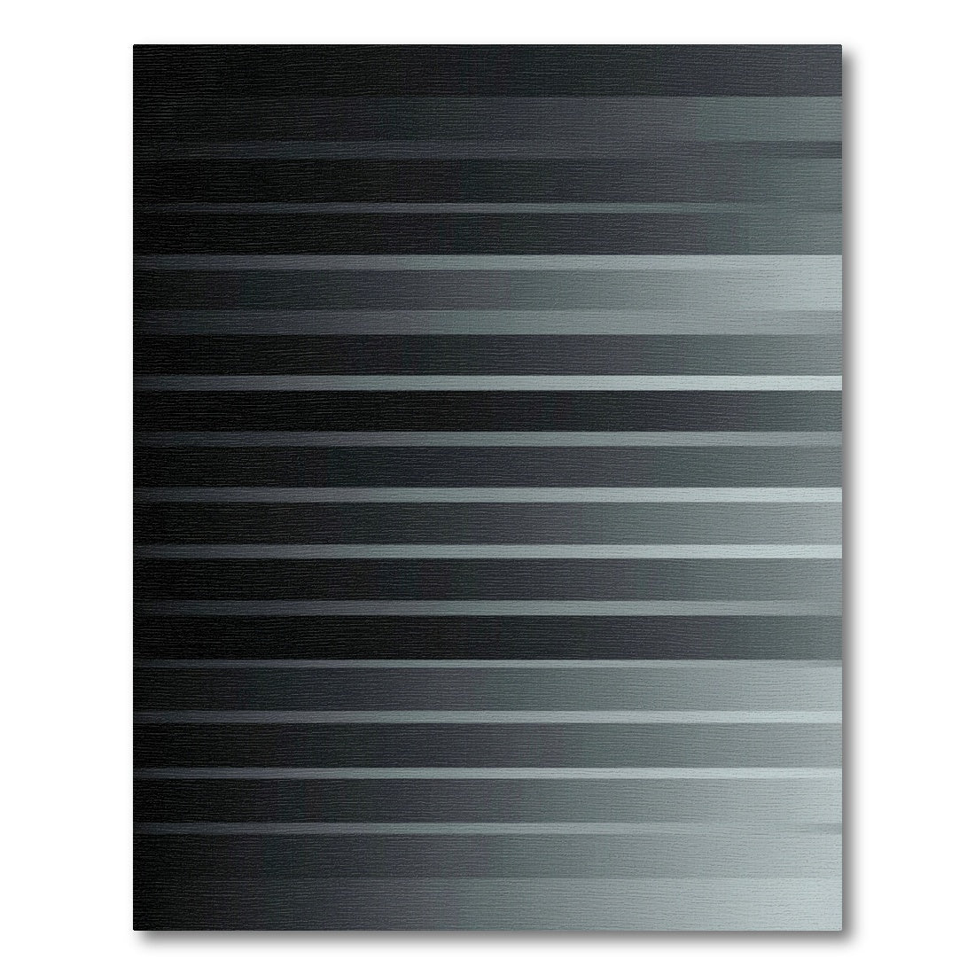 Monochrome Gradient Horizontal Stripe Rug