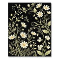 Cream Floral Vine Scroll Rug