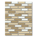 Sandy Beige Brickwork Rectangles Rug