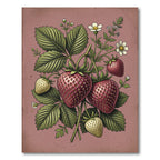 Vintage Strawberry Garden Flourish Rug