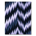 Indigo Light Purple Jagged Lines Rug