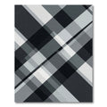 Monochromatic Geometric Diagonal Plaid Rug