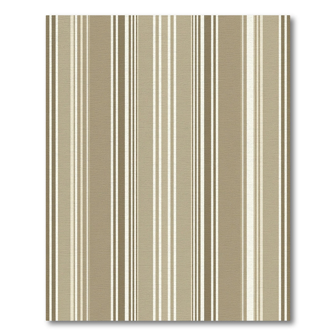 Neutral Earth Tone Vertical Stripes Rug