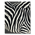 Graphic Black White Animal Print Rug