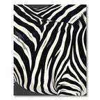 Graphic Black White Animal Print Rug
