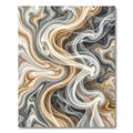 Abstract Gold Swirl Marble Texture Rug